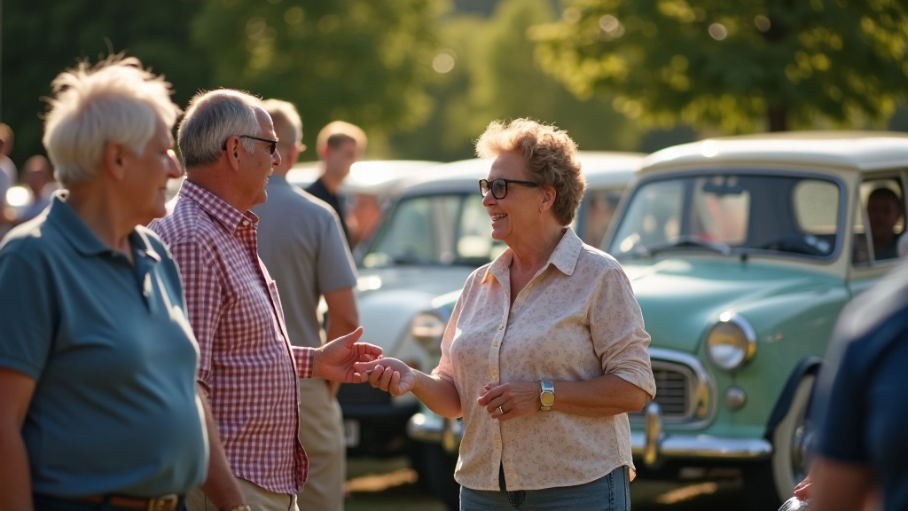 veridiangroup.org UAB bendruomenės nariai prie retro automobilių